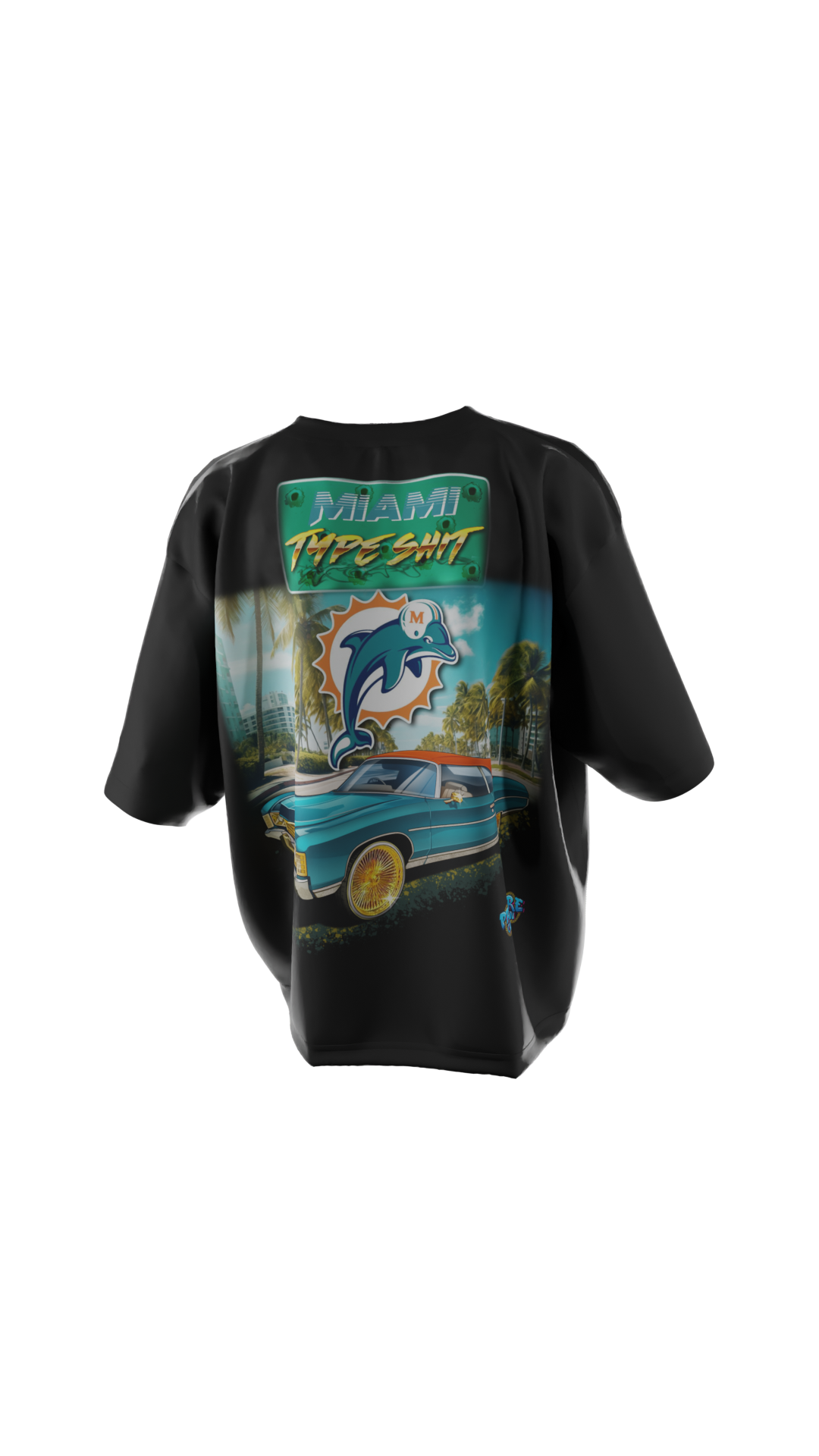 Miami Type Sh*t Custom Graphic Tee