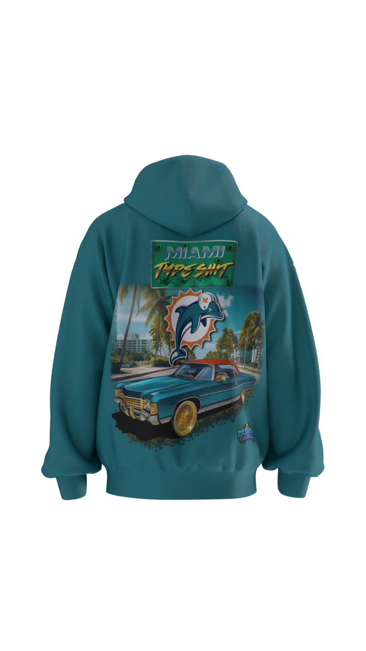 Miami Type Sh*t Custom Graphic Hoodie